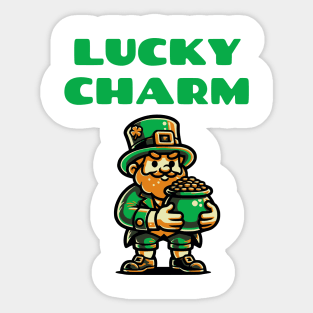 Lucky Charm Leprechaun Sticker